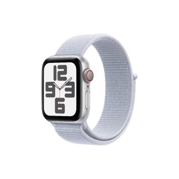 Apple Watch SE 2024 CEL 40 Silver  Loop, with Blue Cloud Sport Loop Apple Watch SE 2024 CEL 40 Silver  Loop, with Blue Cloud Sport Loop