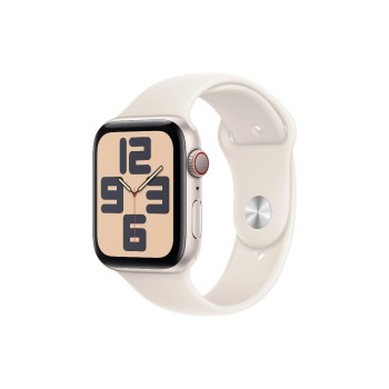Apple Watch SE 2024 CEL 44 Starlight  M, with Starlight Sport Band - M/L Apple Watch SE 2024 CEL 44 Starlight  M, with Starlight Sport Band - M/L