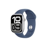 Apple Watch Series 10 42 mm Alu argent Sport Denim S/M