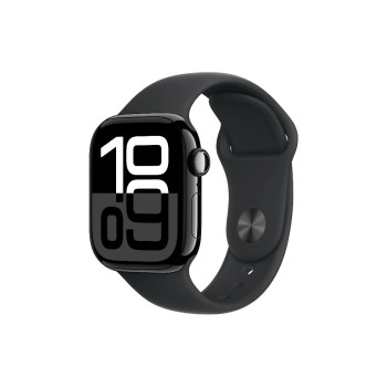 Apple Watch S10 GPS 42 Jet Black Alu M, with Black Sport Band - M/L Apple Watch S10 GPS 42 Jet Black Alu M, with Black Sport Band - M/L