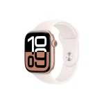Apple Watch S10 CEL 46 Rose Gold Alu M, with Light Blush Sport Band - M/L