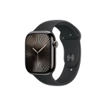 Apple Watch S10 CEL 46 Slate Titanium M, mit Black Sport Band - M/L