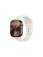 Apple Watch Series 10 46 mm LTE Titanium Gold Sport Aurore polaire M/L