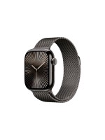 Apple Watch Series 10 42 mm LTE Boucle milanaise en titane Slate