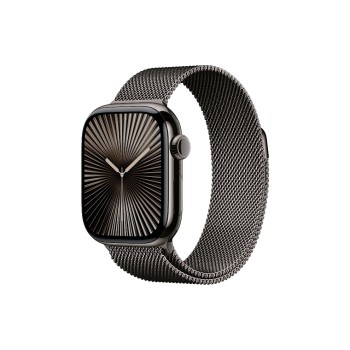 Apple Watch S10 CEL 42 Slate Titanium Loop, with Slate Milanese Loop Apple Watch S10 CEL 42 Slate Titanium Loop, with Slate Milanese Loop