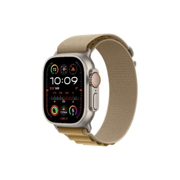 Apple Watch Ultra 2 2024 Natural Titanium, mit Tan Alpine Loop - Large Apple Watch Ultra 2 2024 Natural Titanium, mit Tan Alpine Loop - Large