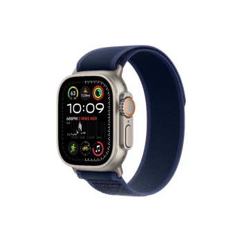 Apple Watch Ultra 2 2024 Natural Titanium, mit Blue Trail Loop - M/L Apple Watch Ultra 2 2024 Natural Titanium, mit Blue Trail Loop - M/L
