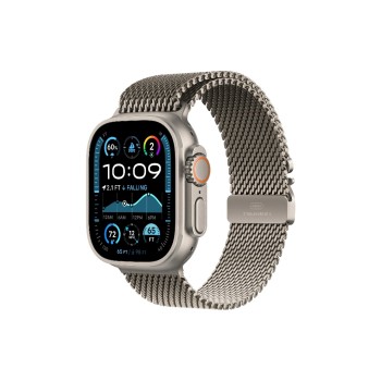 Apple Watch Ultra 2 2024 Natural Titanium, mit Natural Titanium Milanese Loop - L Apple Watch Ultra 2 2024 Natural Titanium, mit Natural Titanium Milanese Loop - L