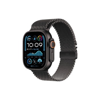Apple Watch Ultra 2 2024 Black Titanium, mit Black Titanium Milanese Loop - L Apple Watch Ultra 2 2024 Black Titanium, mit Black Titanium Milanese Loop - L