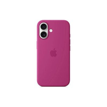 APPLE iPhone16 Silicone Case, with MagSafe, Fuchsia