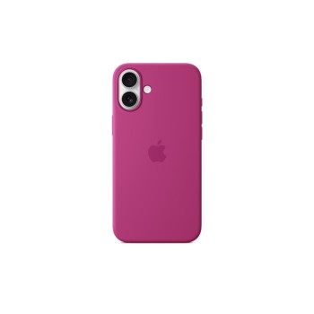 APPLE iPhone 16 Plus Silicone Case, with MagSafe, Fuchsia APPLE iPhone 16 Plus Silicone Case, with MagSafe, Fuchsia