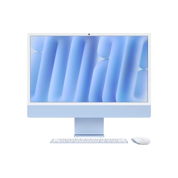 24 iMac (M4, 4 Ports), 10C/10C, Blau, 24GB, 512GB, GbE, MM, MK TID, CH