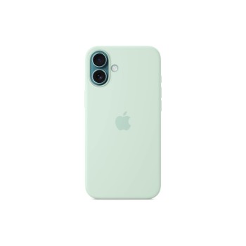 APPLE iPhone 16 Plus Silicone Case, with MagSafe, Aquamarine APPLE iPhone 16 Plus Silicone Case, with MagSafe, Aquamarine