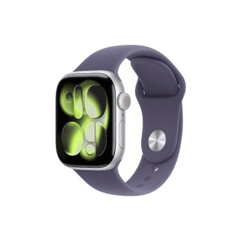 Apple Watch S11 GPS 42 Silver Alu M, with Purple Fog Sport Band - M/L Apple Watch S11 GPS 42 Silver Alu M, with Purple Fog Sport Band - M/L