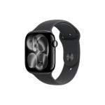 Apple Watch S11 GPS 46 Jet Black Alu M, mit Black Sport Band - M/L
