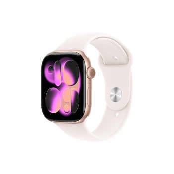 Apple Watch S11 GPS 46 Rose Gold Alu S, with Light Blush Sport Band - S/M Apple Watch S11 GPS 46 Rose Gold Alu S, with Light Blush Sport Band - S/M