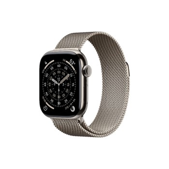 Apple Watch S11 CEL 42 Nat Titanium LOOP, with Natural Milanese Loop Apple Watch S11 CEL 42 Nat Titanium LOOP, with Natural Milanese Loop