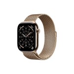 Apple Watch Series 11 46 mm LTE Gold Titanium Milanese Loop S/M