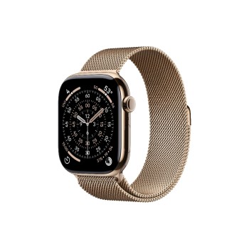 Apple Watch S11 CEL 46 Gold Titanium S, with Gold Milanese Loop - S/M Apple Watch S11 CEL 46 Gold Titanium S, with Gold Milanese Loop - S/M