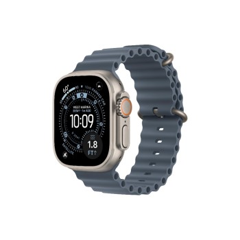Apple Watch Ultra 3 2025 Natural Titanium, mit Anchor Blue Ocean Band Apple Watch Ultra 3 2025 Natural Titanium, mit Anchor Blue Ocean Band