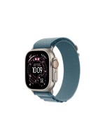 Apple Watch Ultra 3 Natural Titanium Light Blue Alpine Loop L