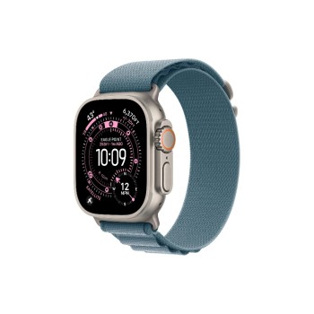 Apple Watch Ultra 3 2025 Natural Titanium, mit Light Blue Alpine Loop - Large Apple Watch Ultra 3 2025 Natural Titanium, mit Light Blue Alpine Loop - Large