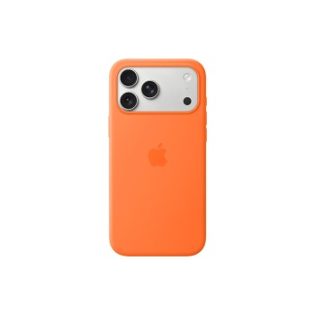 Apple iPhone 17 Pro Max Silicone Case, MagSafe, Orange Apple iPhone 17 Pro Max Silicone Case, MagSafe, Orange