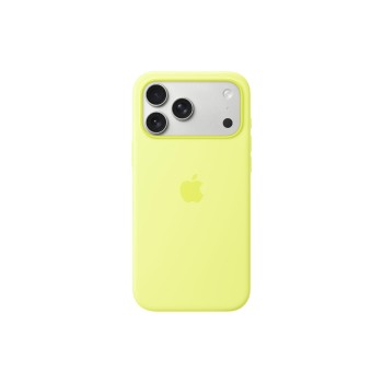 Apple iPhone 17 Pro Max Silicone Case, MagSafe, Neon Yellow Apple iPhone 17 Pro Max Silicone Case, MagSafe, Neon Yellow