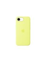 Apple iPhone16e Silicone Case, MagSafe, Neon Yellow
