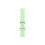 Apple OceanBand, 49mm Neon Green Natural Titanium Finish