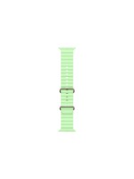 Apple Ocean Band 49 mm Neon Green Natural Titanium