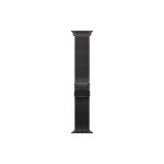 Apple Titanium Milanese Loop 49 mm Black Small