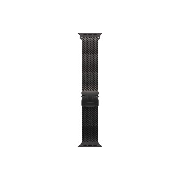 Apple Titanium Milanese Loop 49 mm Black Small