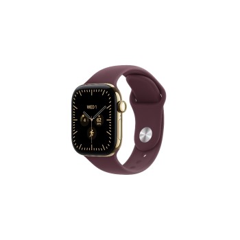 Apple Watch Series 12, 42mm, CEL, Gold Titan, Burgundy SP Band M/L Apple Watch Series 12, 42mm, CEL, Gold Titan, Burgundy SP Band M/L