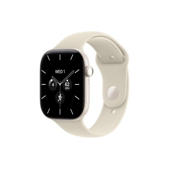 Apple Watch Series 12, 46mm, CEL, White Cer, Sand SP Band S/M Apple Watch Series 12, 46mm, CEL, White Cer, Sand SP Band S/M