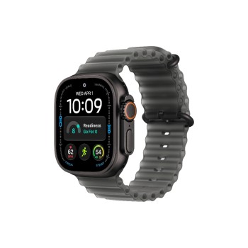 Apple Watch Ultra 4, 49mm, Black Titan, Black Ocean Band