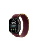 Apple Watch Ultra 4 Black Titan Burgundy Trail Loop M/L