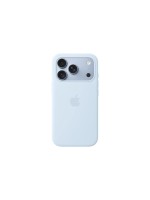 Apple Coque en silicone avec MagSafe pour iPhone 18 Pro, bleu clair