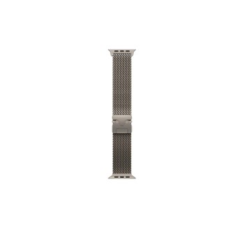 Apple Milanese Loop 49 mm en titane naturel, petit modèle