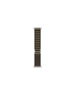 Apple Alpine Loop 49 mm Olive foncé Finition titane naturel Moyen