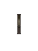 Apple Alpine Loop 49 mm, finition titane noir olive foncé, taille moyenne