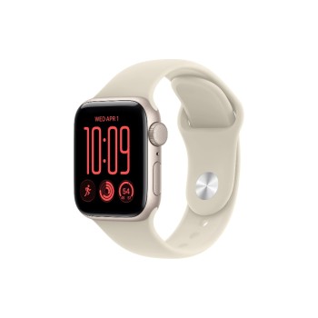 Apple Watch SE 3, 40mm, GPS, Starlight Alu, Sand SP Band S/M