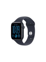 Apple Watch SE 3, 44mm, GPS, Midnight Alu, Blue SP Band S/M