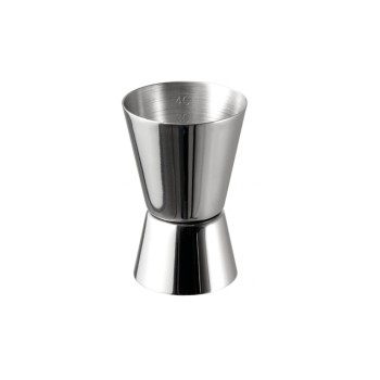APS Double mesure à cocktail 40/20 ml, argent