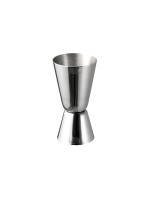 APS Double mesure à cocktail 25/50 ml, argent