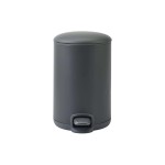 Aquanova Kosmetikeimer Kaz, Dunkelgrau, 3 L,17.8-22.5x28.2 cm (DxH), Soft close