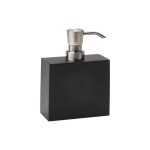 Aquanova Distributeur de savon Moon 270 ml, Noir
