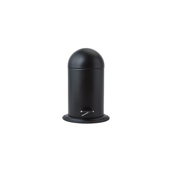 Aquanova Kosmetikeimer Ona 3L, Schwarz, 17-22x34 cm (DxH), Polyresin, Edelstahl Aquanova Kosmetikeimer Ona 3L, Schwarz, 17-22x34 cm (DxH), Polyresin, Edelstahl