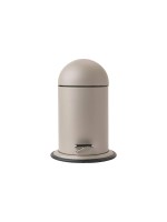 Aquanova Kosmetikeimer Ona 3L, Greige, 17-22x34 cm (DxH), Polyresin, Edelstahl