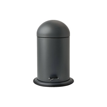 Aquanova Kosmetikeimer Ona 3L, Dunkelgrau, 17-22x34 cm (DxH), Polyresin, Edelstahl Aquanova Kosmetikeimer Ona 3L, Dunkelgrau, 17-22x34 cm (DxH), Polyresin, Edelstahl